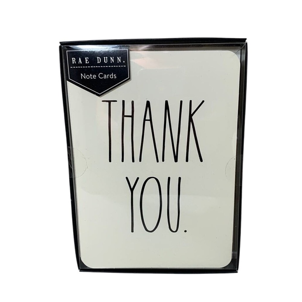 Rae Dunn Thank You Note Cards & Envelopes Set